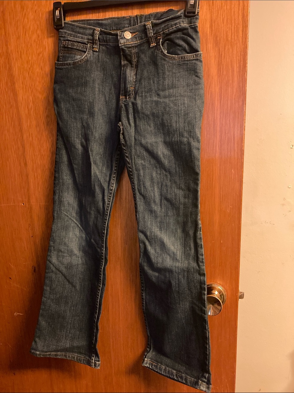 Wrangler Boys Dark Blue Denim Jeans